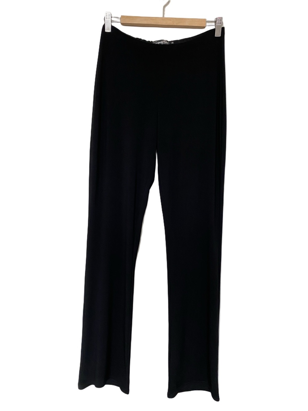 Sympli Black Stretch Pull On Pants Sz 8
